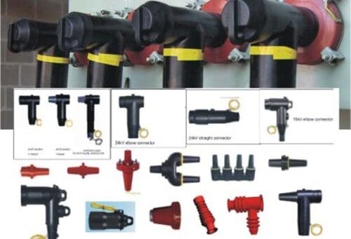 dau cap ngam trung the raychem t plug elbow