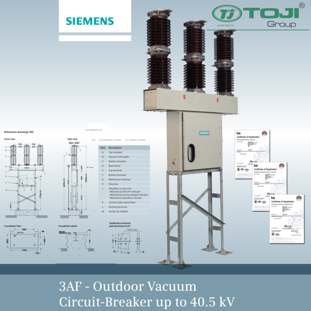 May cat 3AF01 siemens máy cắt chân không siemens