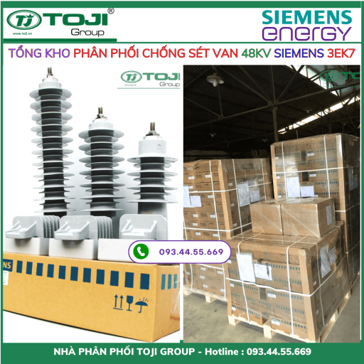 Chống sét van trung thế 48kV Siemens 3EK7