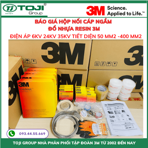 hop noi cap ngam do nhua resin 3M Vn5B Vn6B 24kv 35kv 6kv 12kv