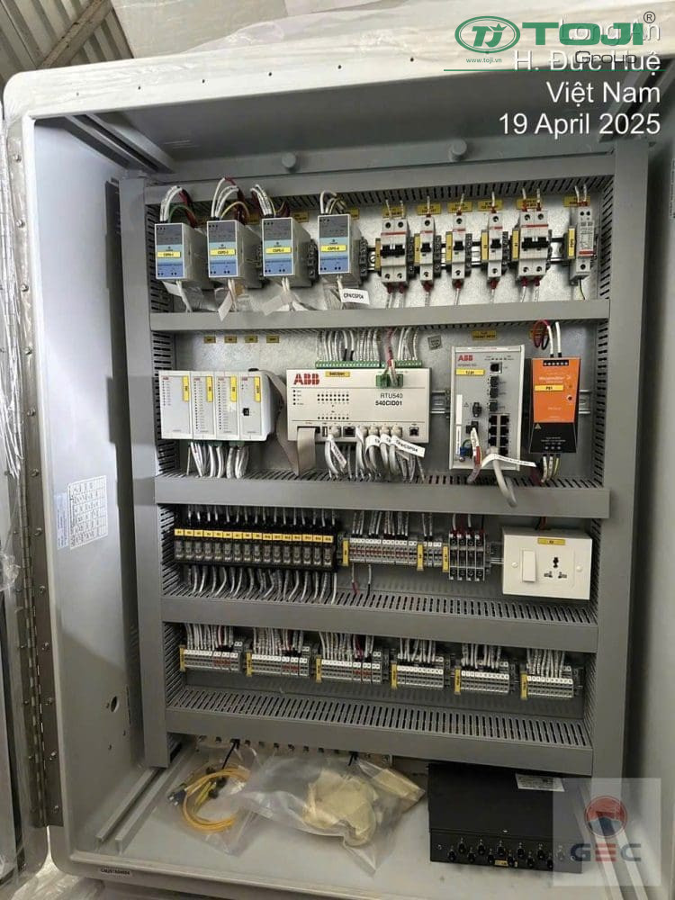 TOJI Lắp đặt RTU 540 tại trạm biến áp Đức Huệ Long An