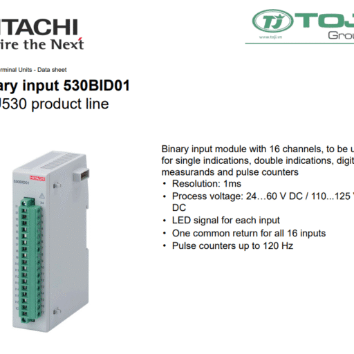 phan phoi rtu 530 hitachi RTU530BID01 RTU530BOD01 dai ly bao gia smart grid rmu