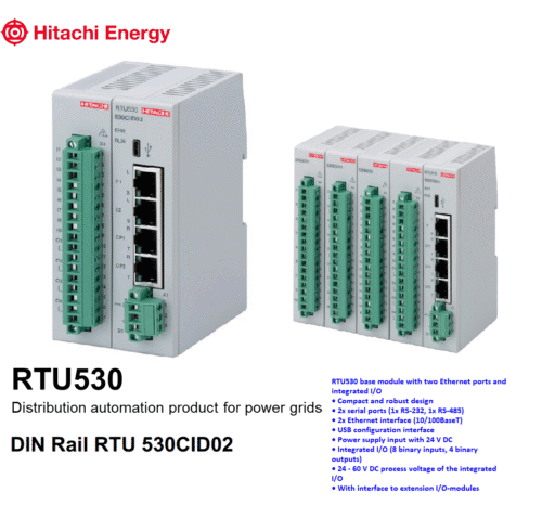 phan phoi rtu 530 hitachi dai ly bao gia CID02 CID01 smart grid rmu