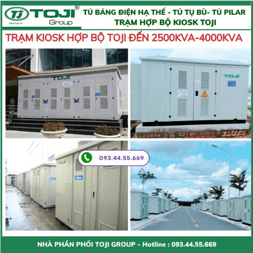 Trạm Kiosk hợp bộ TOJI 160kVA-2500kVA
