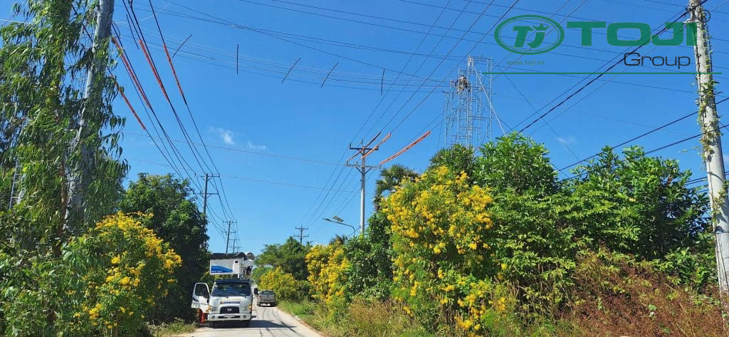 duong day 110kv tinh bien ha tien an gian tong thau epc pc toji group 4