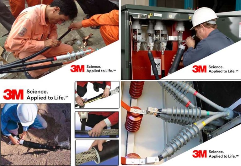 so sánh đầu cáp 3M và Nexans