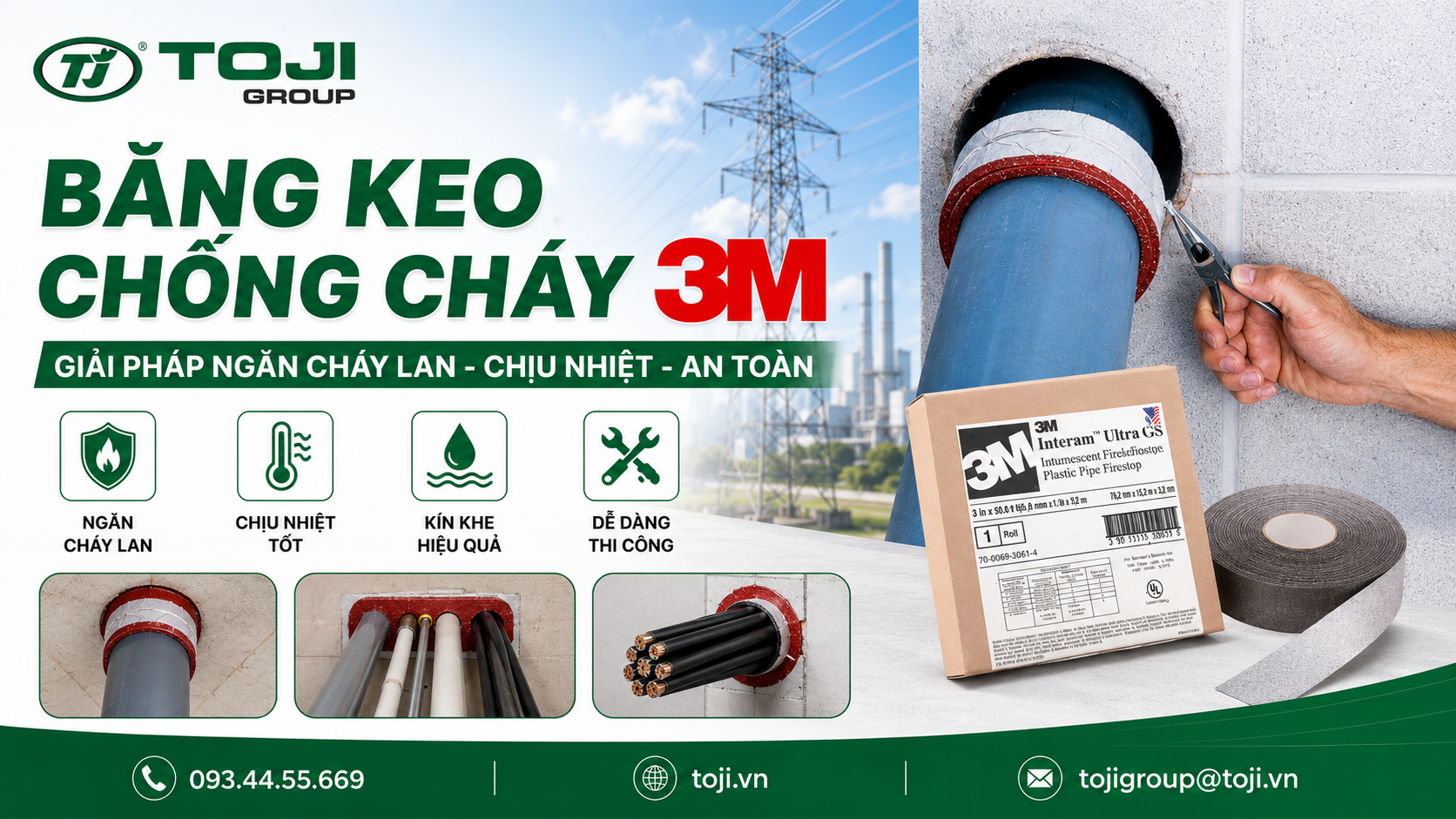 Khái niệm và vai trò của băng keo chống cháy