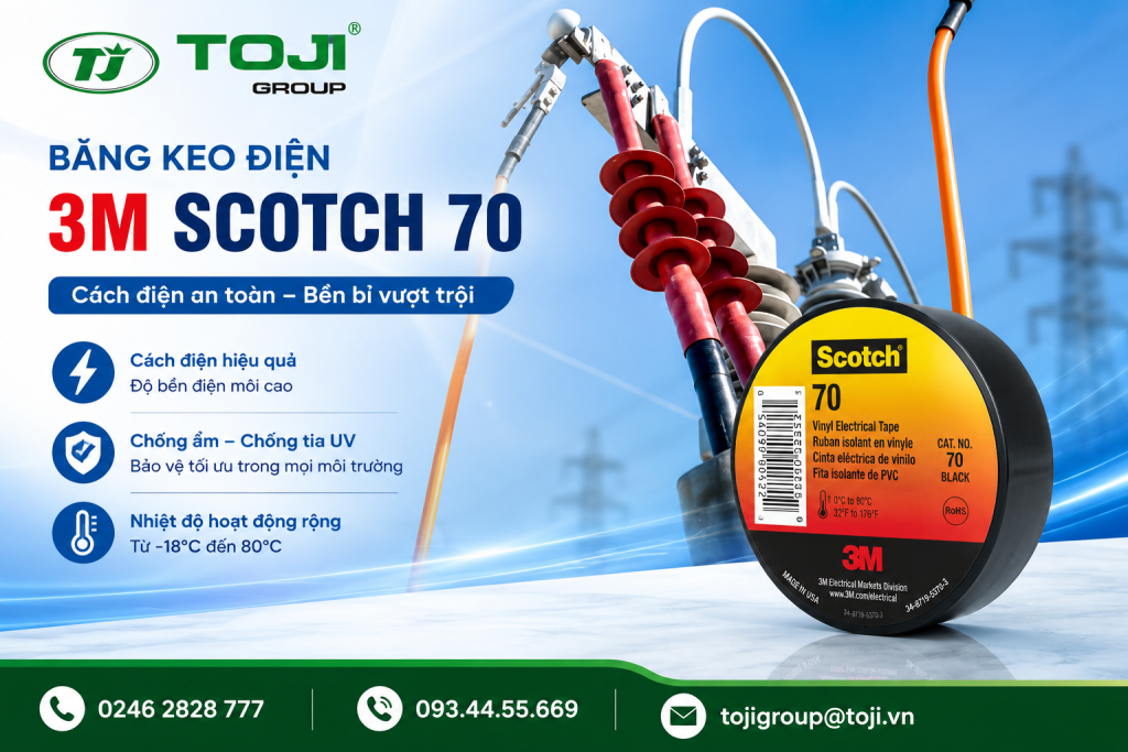băng keo điện 3m scotch 70