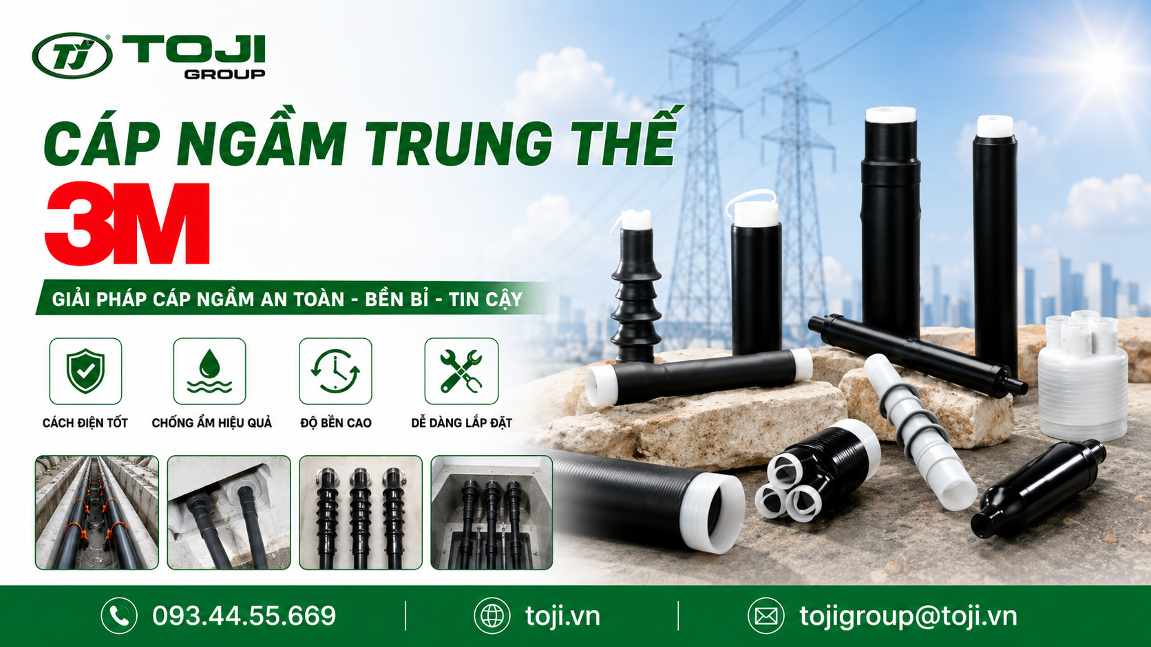 Khái niệm và vai trò của cáp ngầm trung thế