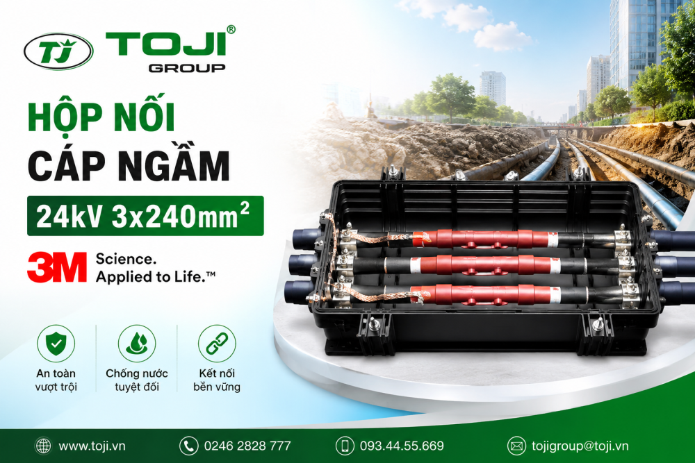 hộp nối cáp ngầm 24kv 3x240mm2