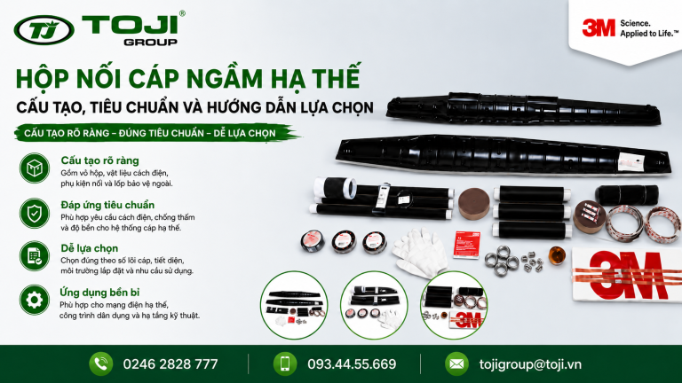Cấu tạo, tiêu chuẩn và hướng dẫn lựa chọn hộp nối cáp ngầm hạ thế